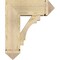 Ekena Millwork Merced Arts and Crafts Rough Sawn Bracket w/ Offset Brace, Douglas Fir, 8"W x 20"D x 24"H BKT0806X20X24MRC03RDF - alternate 2
